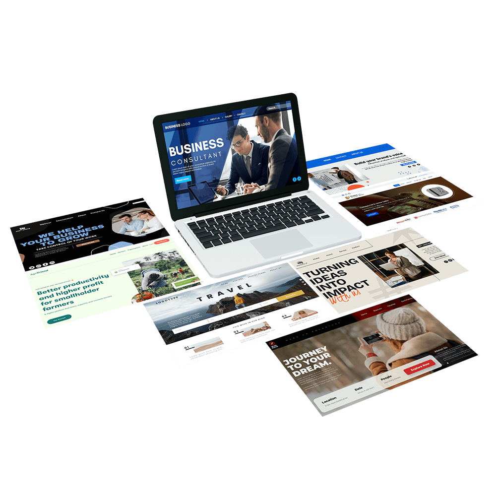 Web Design Services Mockup Image - Digital Creavio - Best Digital Marketing Agency in Pakistan